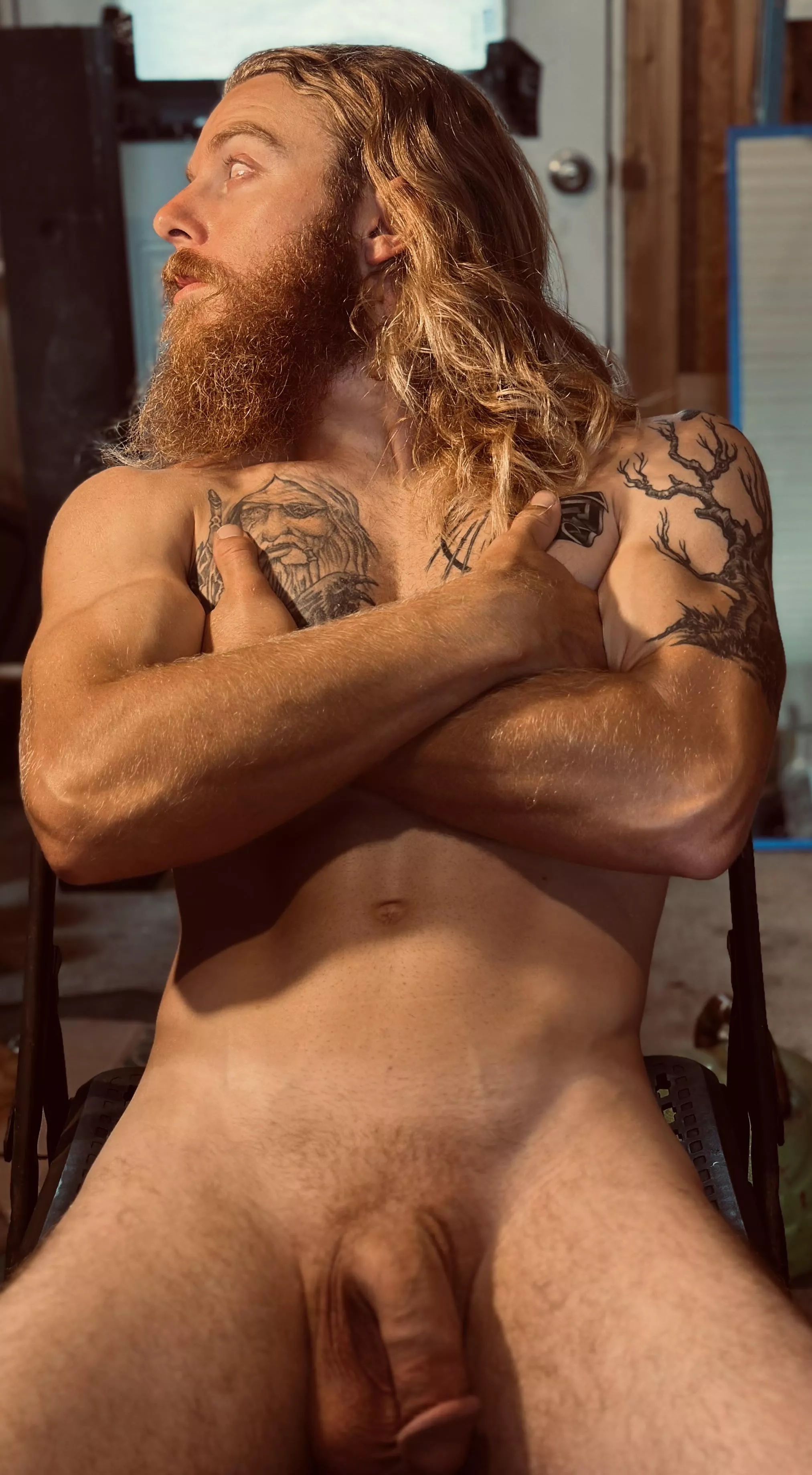 Cocks out when you hang out