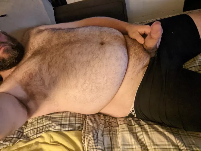 Gained a few pounds recently, any of y'all still want me to plant my seed in you? DMs always open!