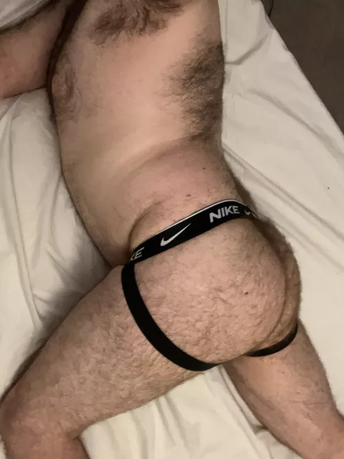 Hairy in my jockstrap 😉