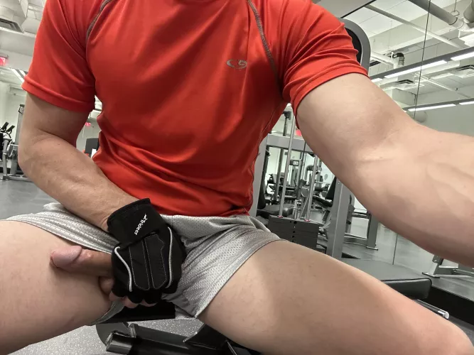 Hanging out at the gym