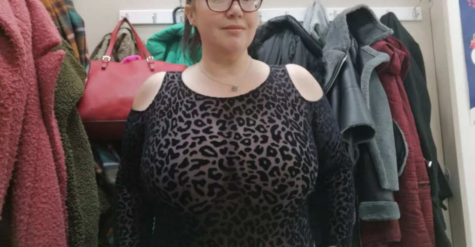 I ended up going into work with my new top. let's see who notices