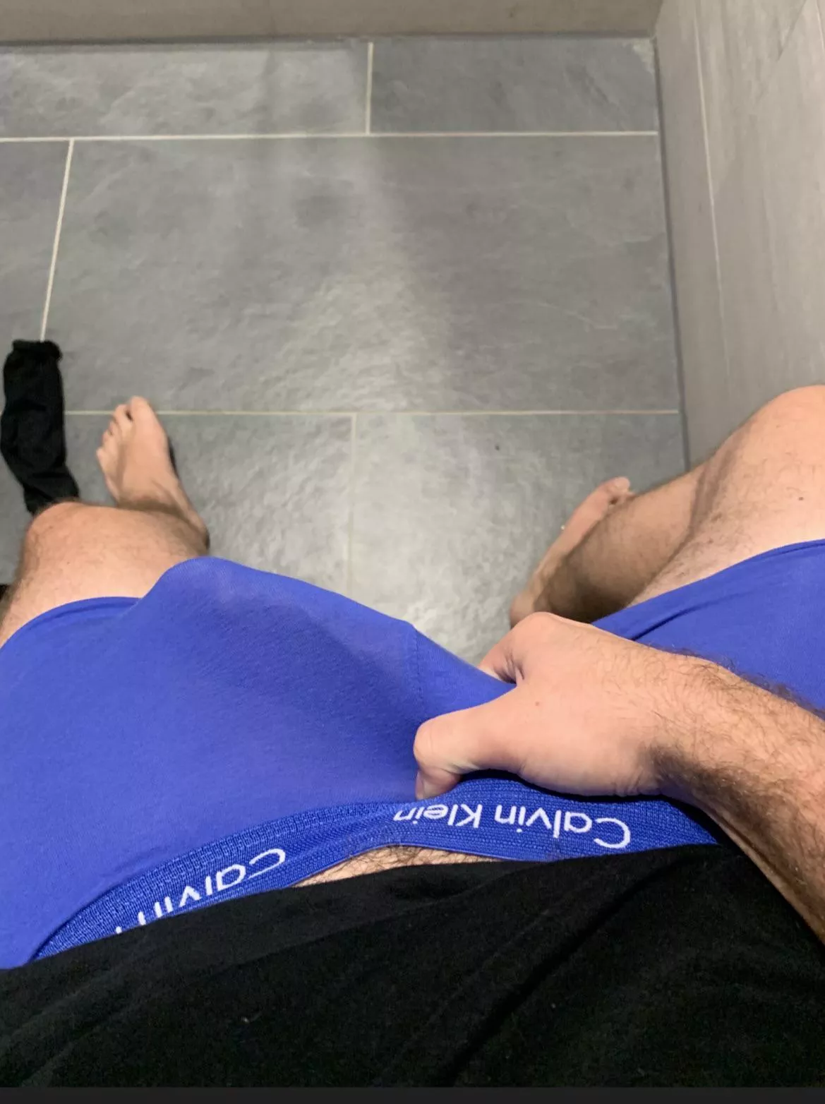 In the work showers… someone tell me what to do now …