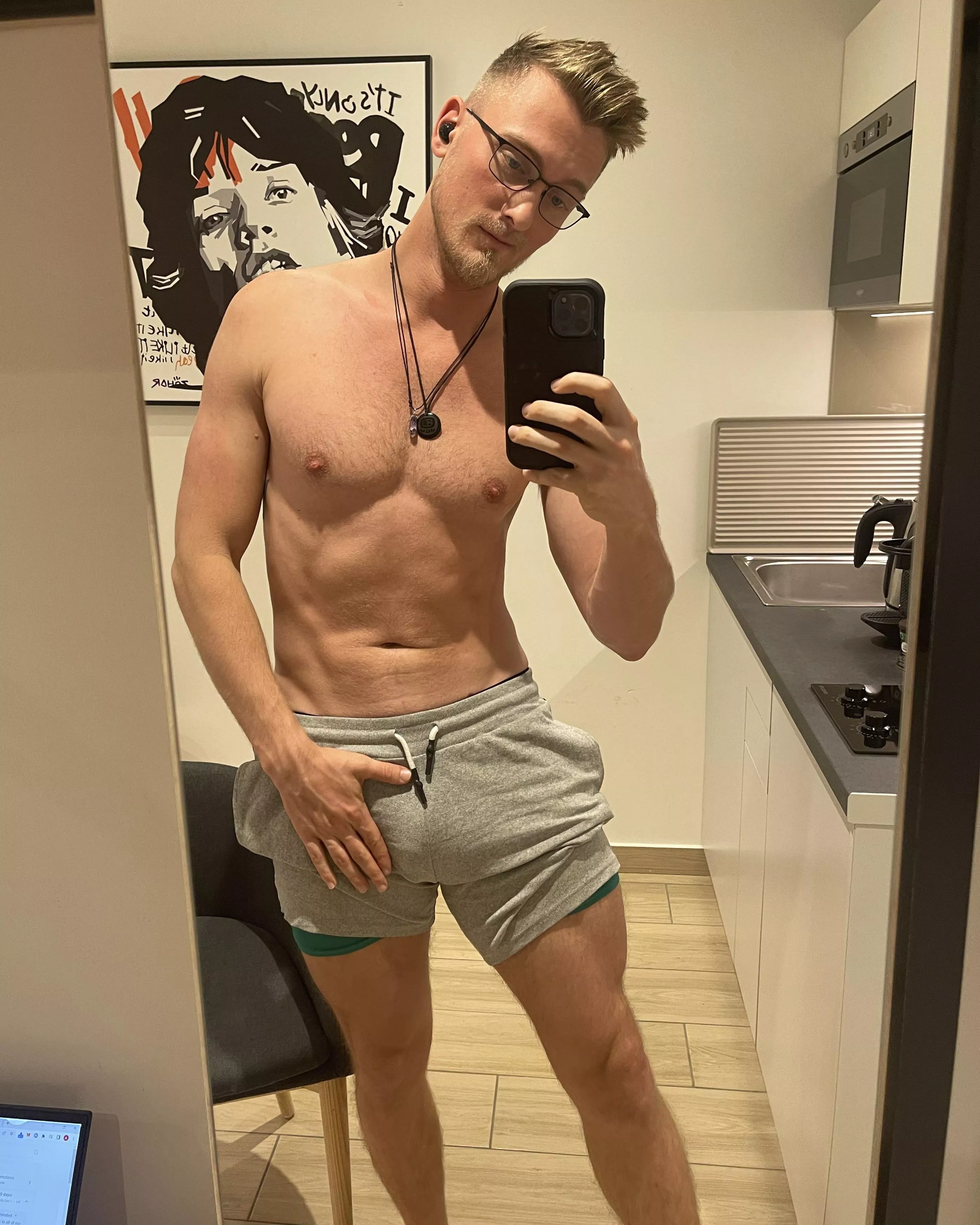 Just finished my workout. You like? [m]