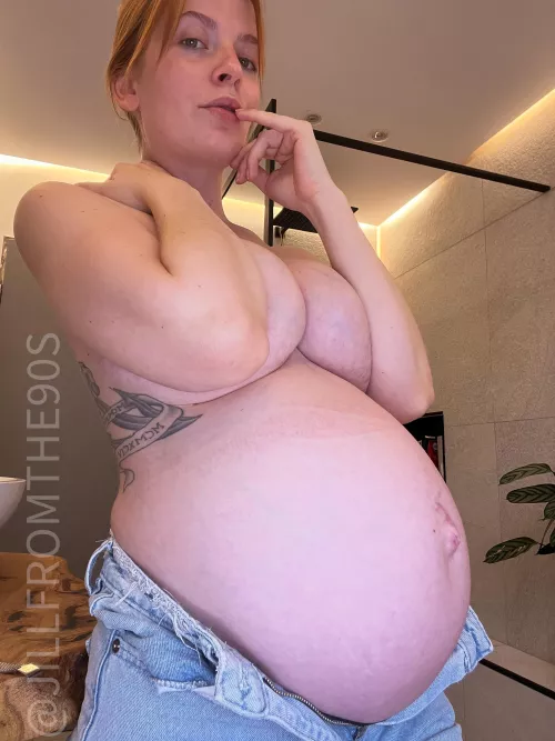 My belly is getting bigger and bigger