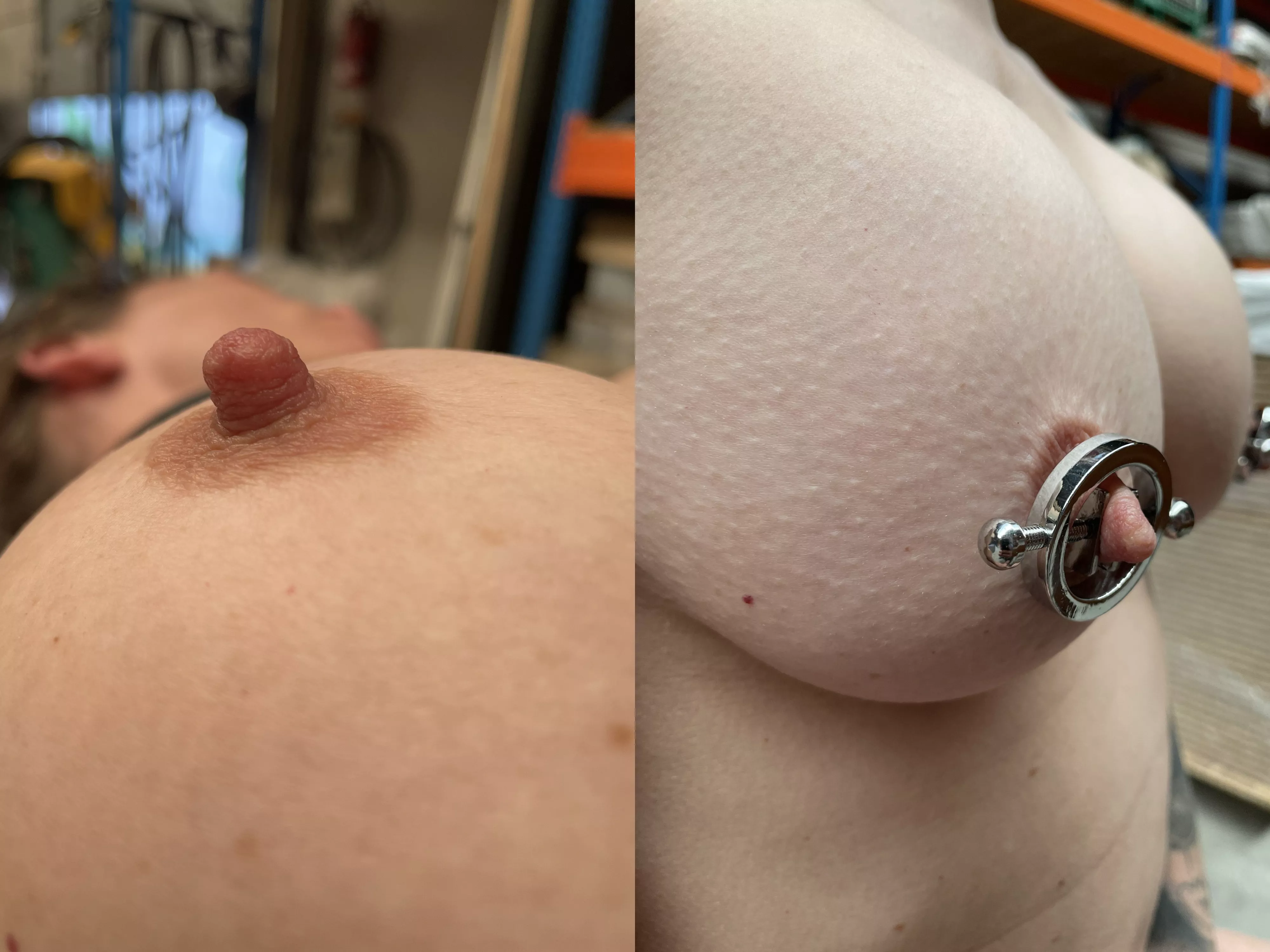 My nipples have never looked sexier....