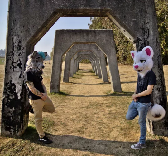 Please step into the portal...👆 #FursuitFriday