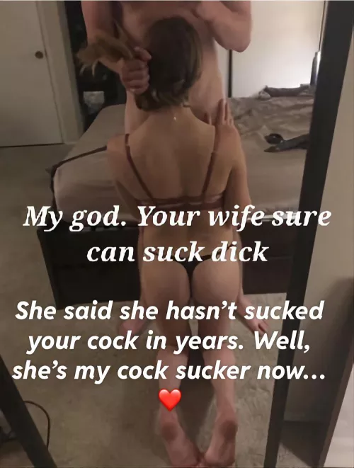 She can sure suck