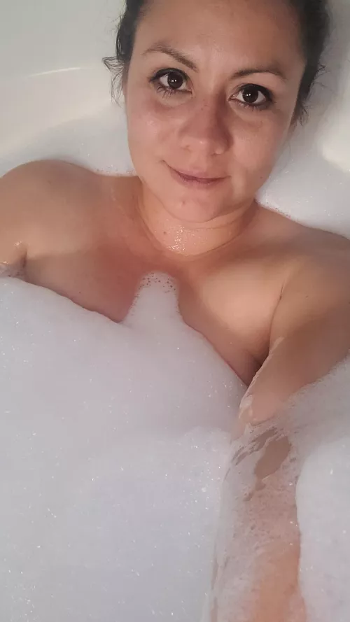 steaming hot bubble baths are my favorite