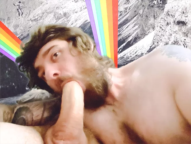 Sucking the neighbor twink