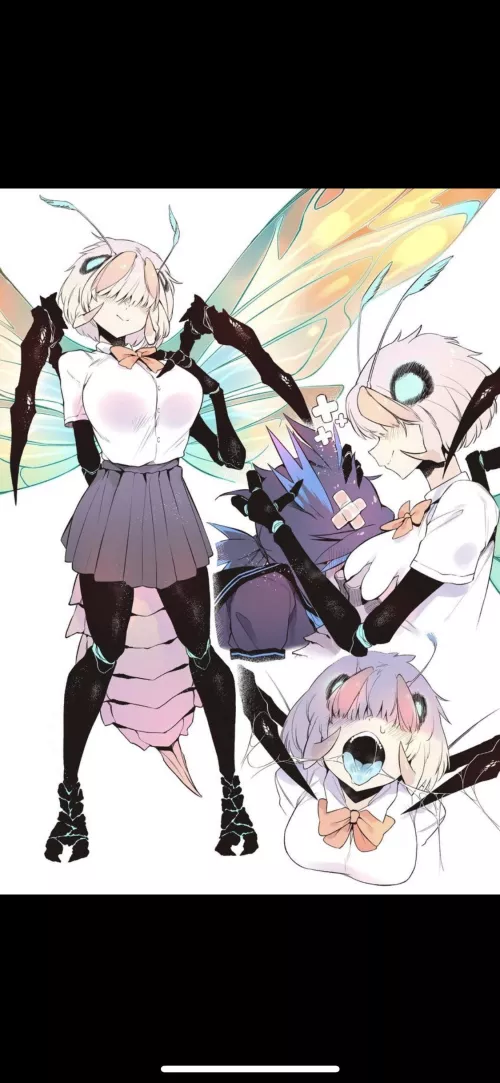 Super cute bug girl gf