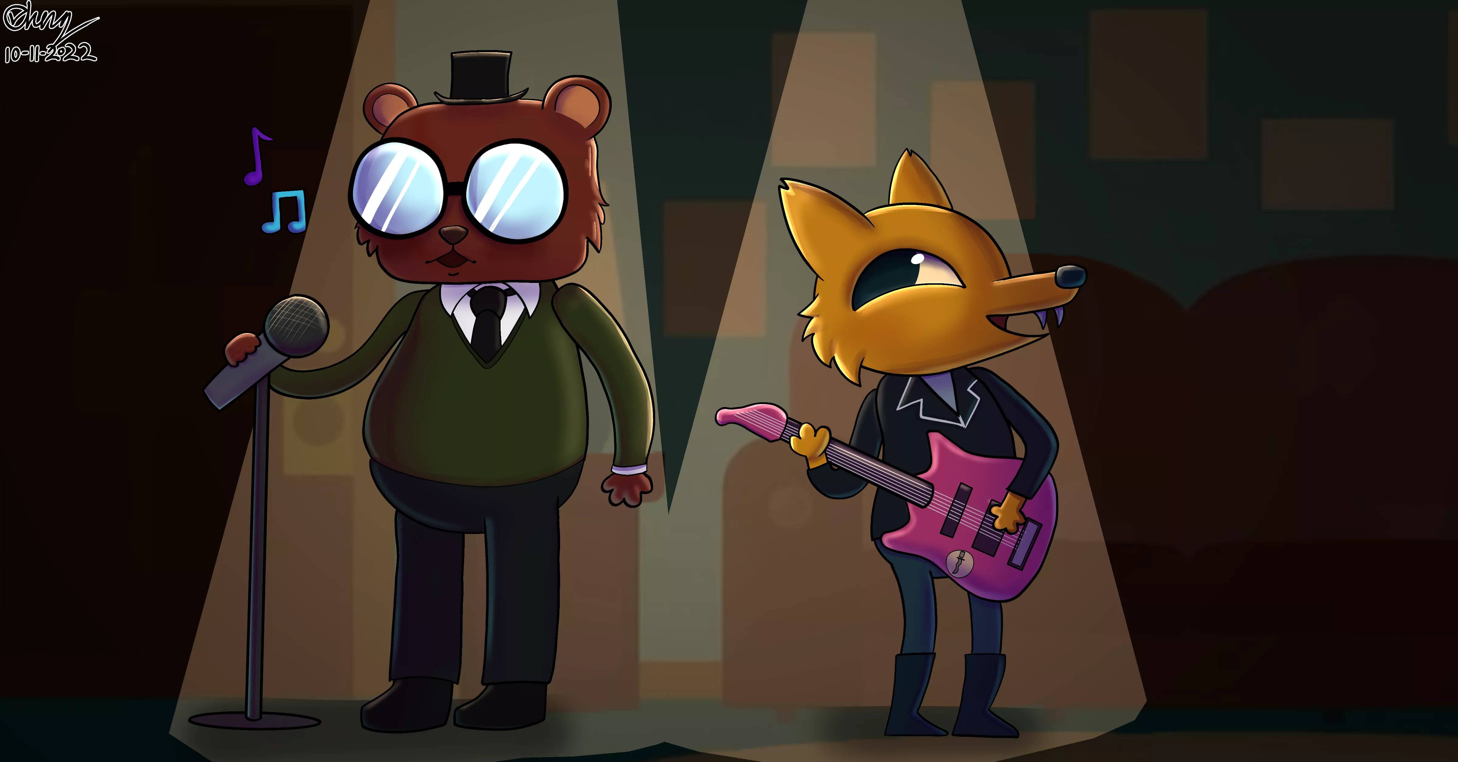 the silly gay bear and the silly gay fox