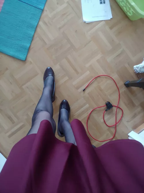 These heels match quite nicely, I think