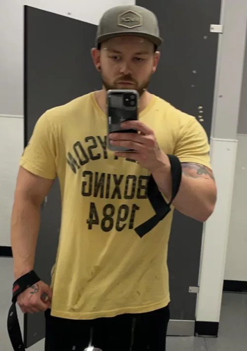 Today’s pump, post-workout