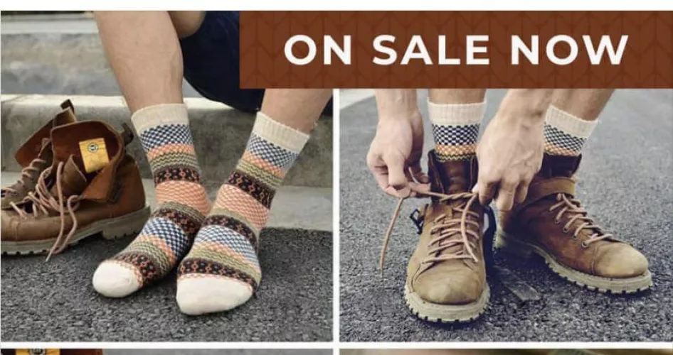 What are these boots in this sock ad