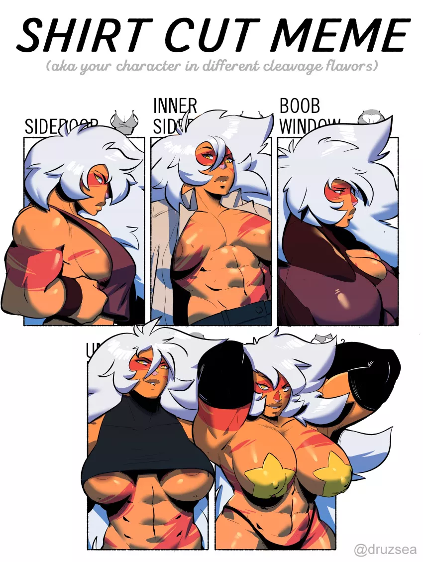 Which shirt is the most fitting for Jasper ( druzsea)