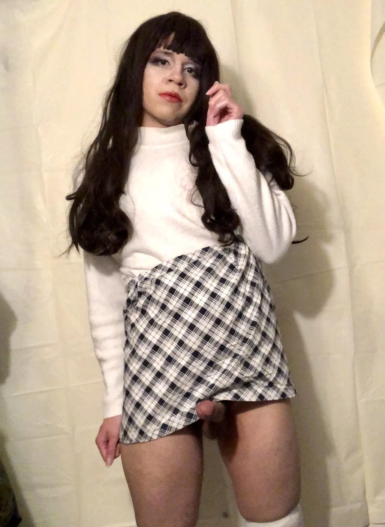 You like what’s under my skirt?