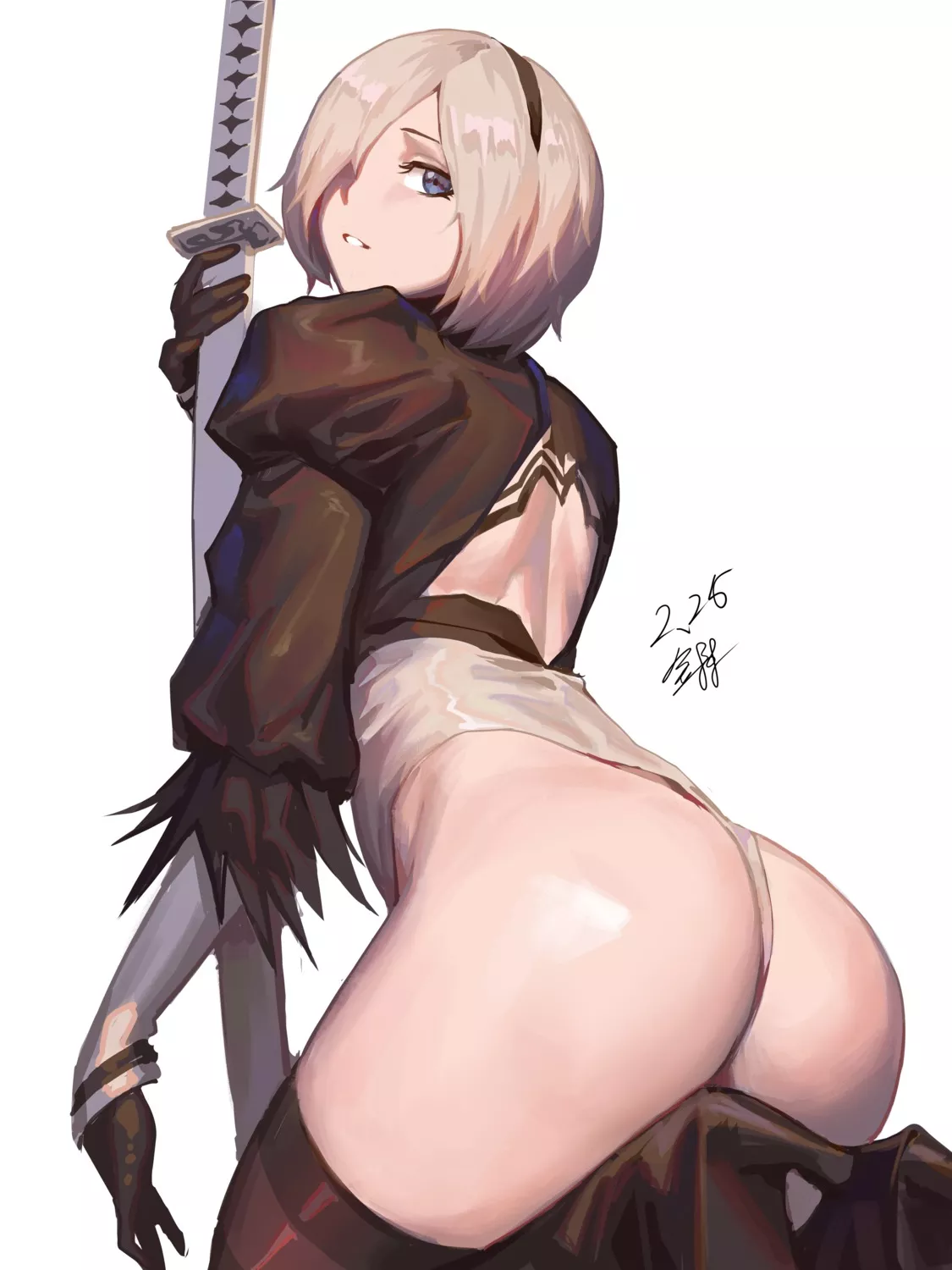 2B's lovely android booty ( jinlin)