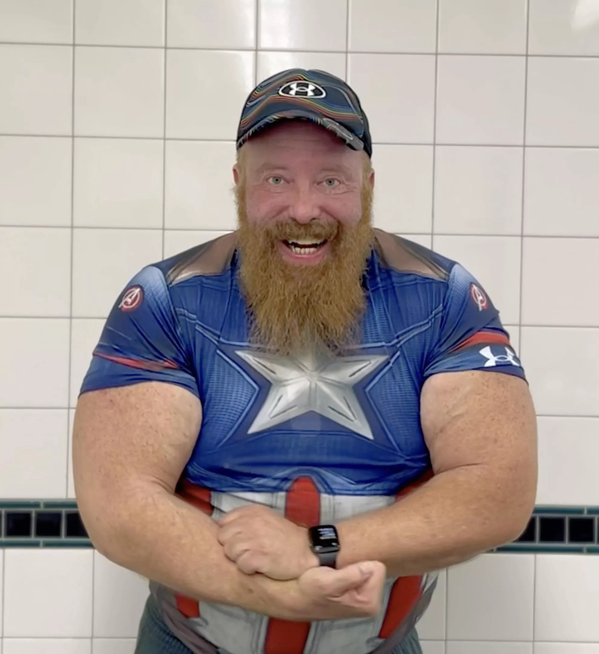 (55) Dad’s feeling huge… 💪🏼