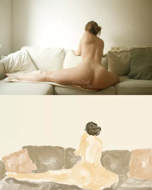 a self portrait and a self portrait :)