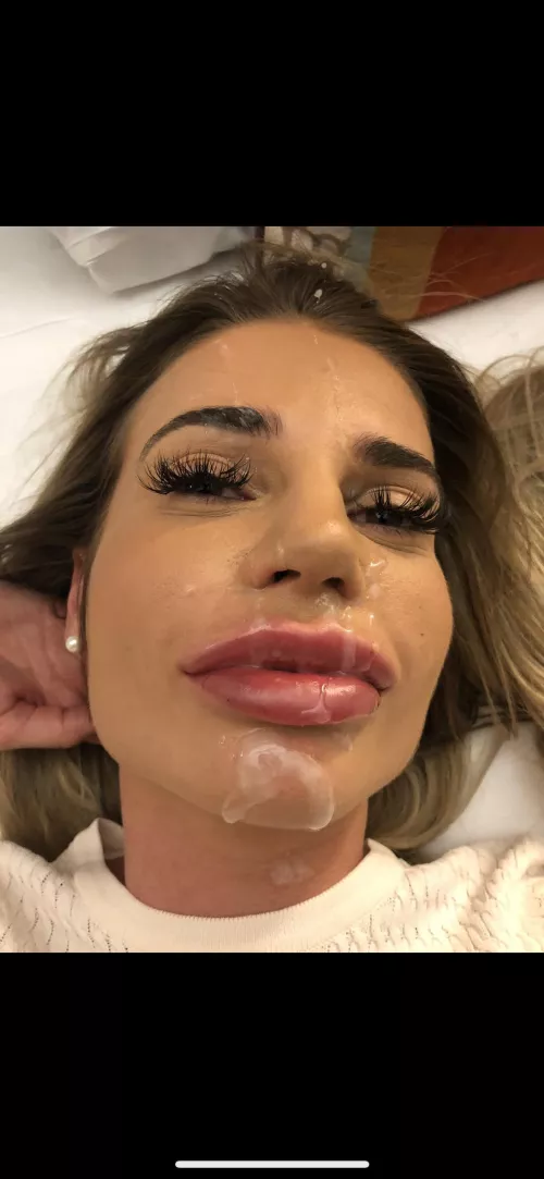 All over my face please x