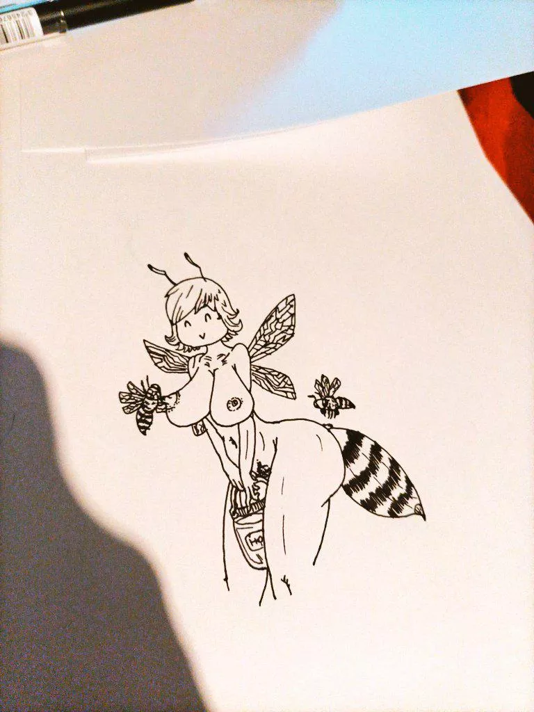 Bee girl by myself