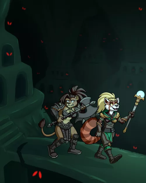 Beware What lurks in the Dark (art by me)