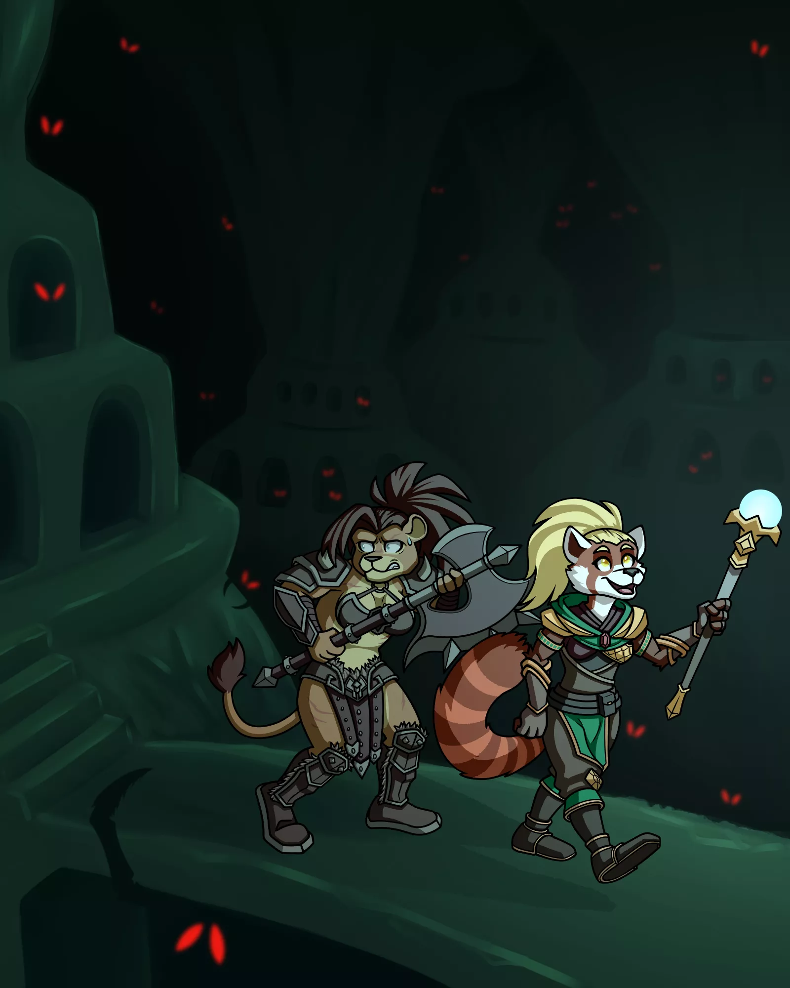 Beware What lurks in the Dark (art by me)