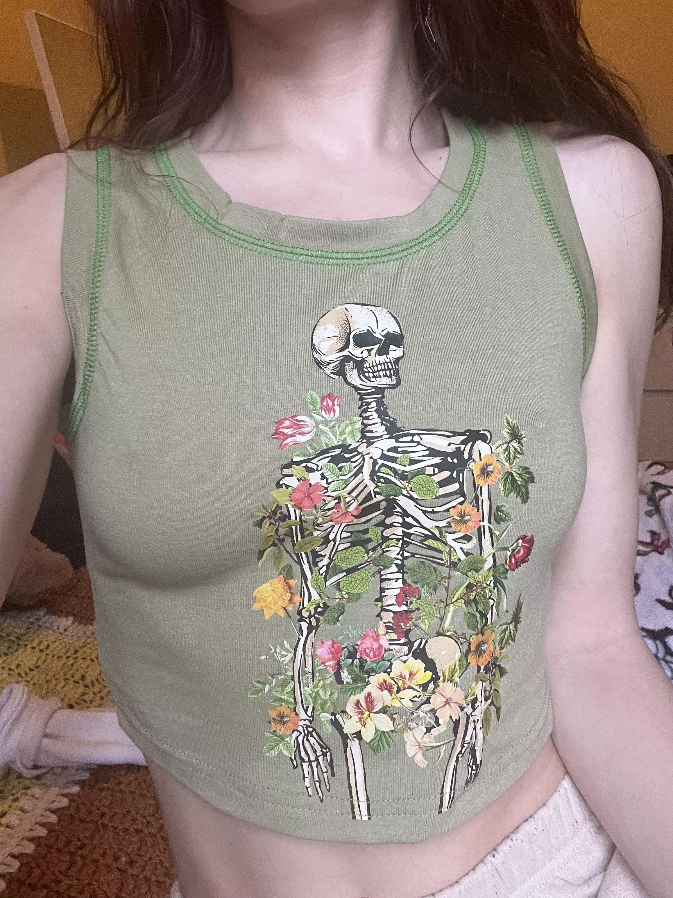 Bras don’t exist on the weekends