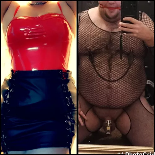 Can you tell who is in charge. On your knees for Goddess.