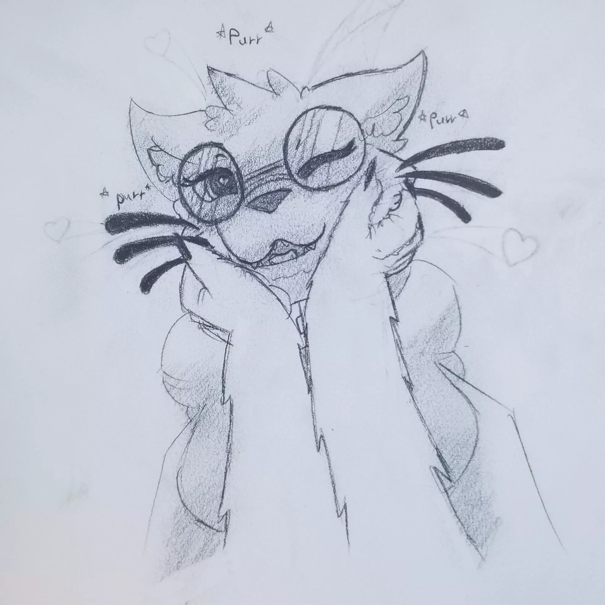 Cheek Scritches! (Art by me)