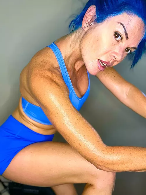 Climbing on for a hot and sweaty one.