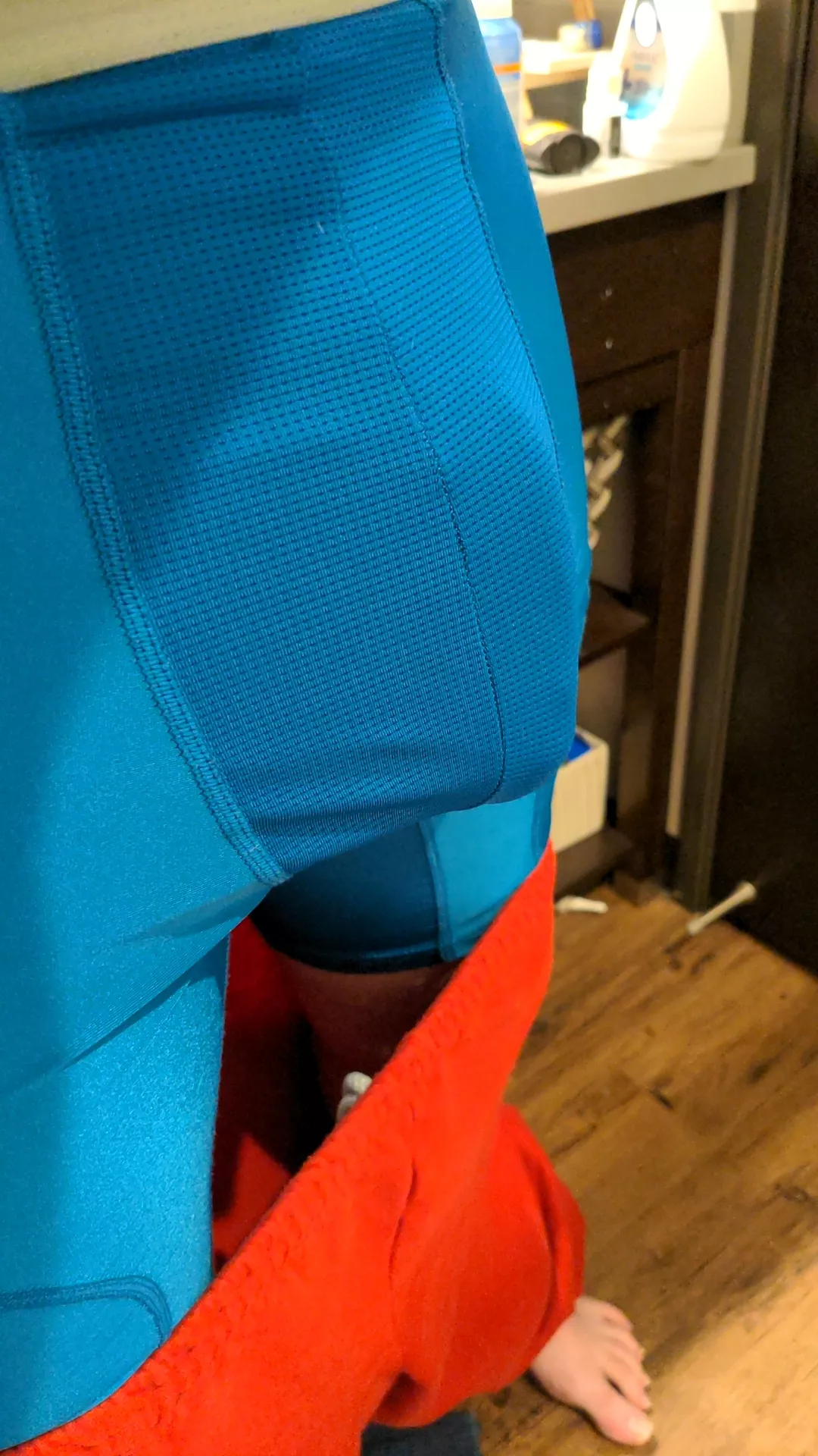 compression shorts hide the goods