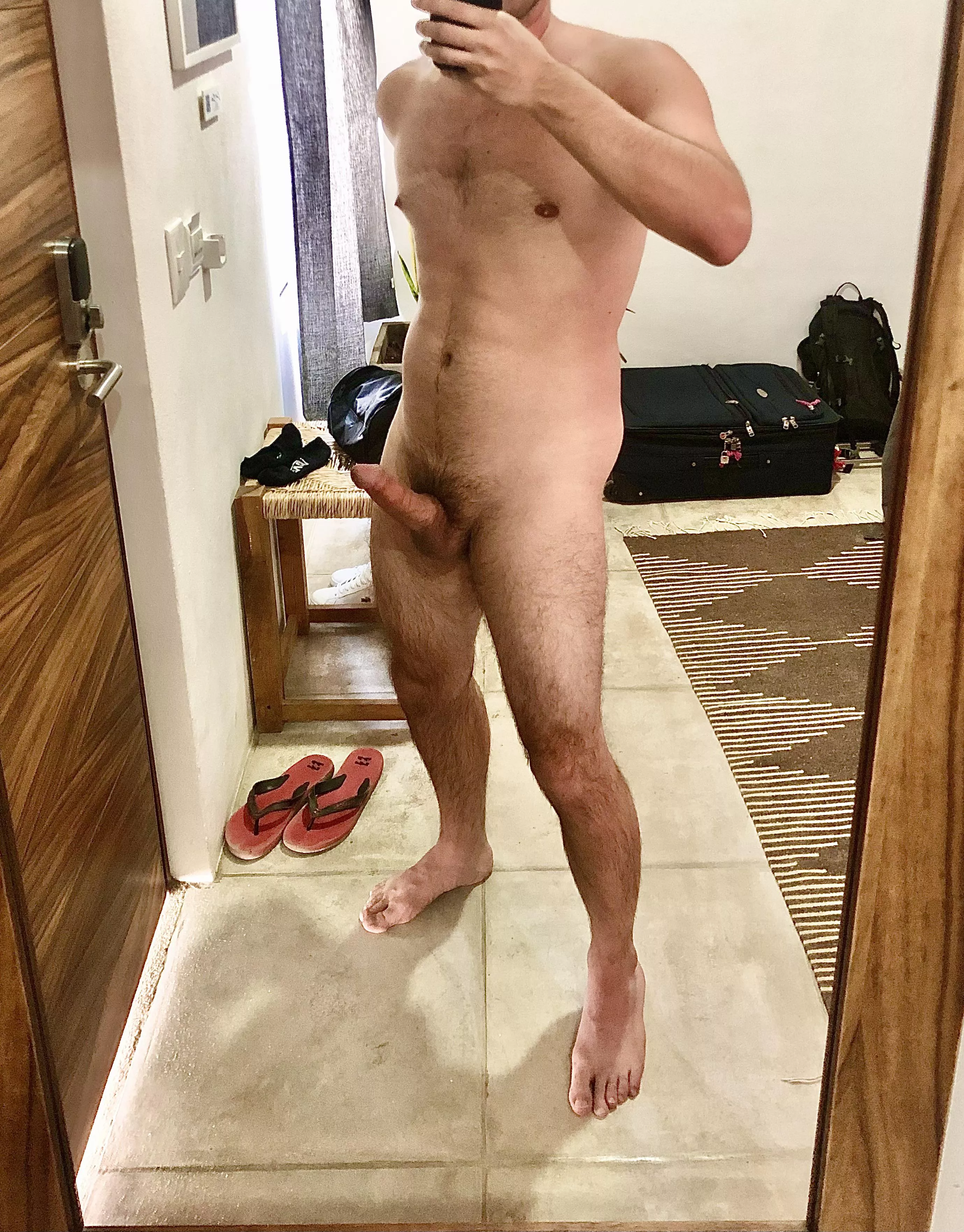 Couldn’t resist taking a pic in the airbnb room