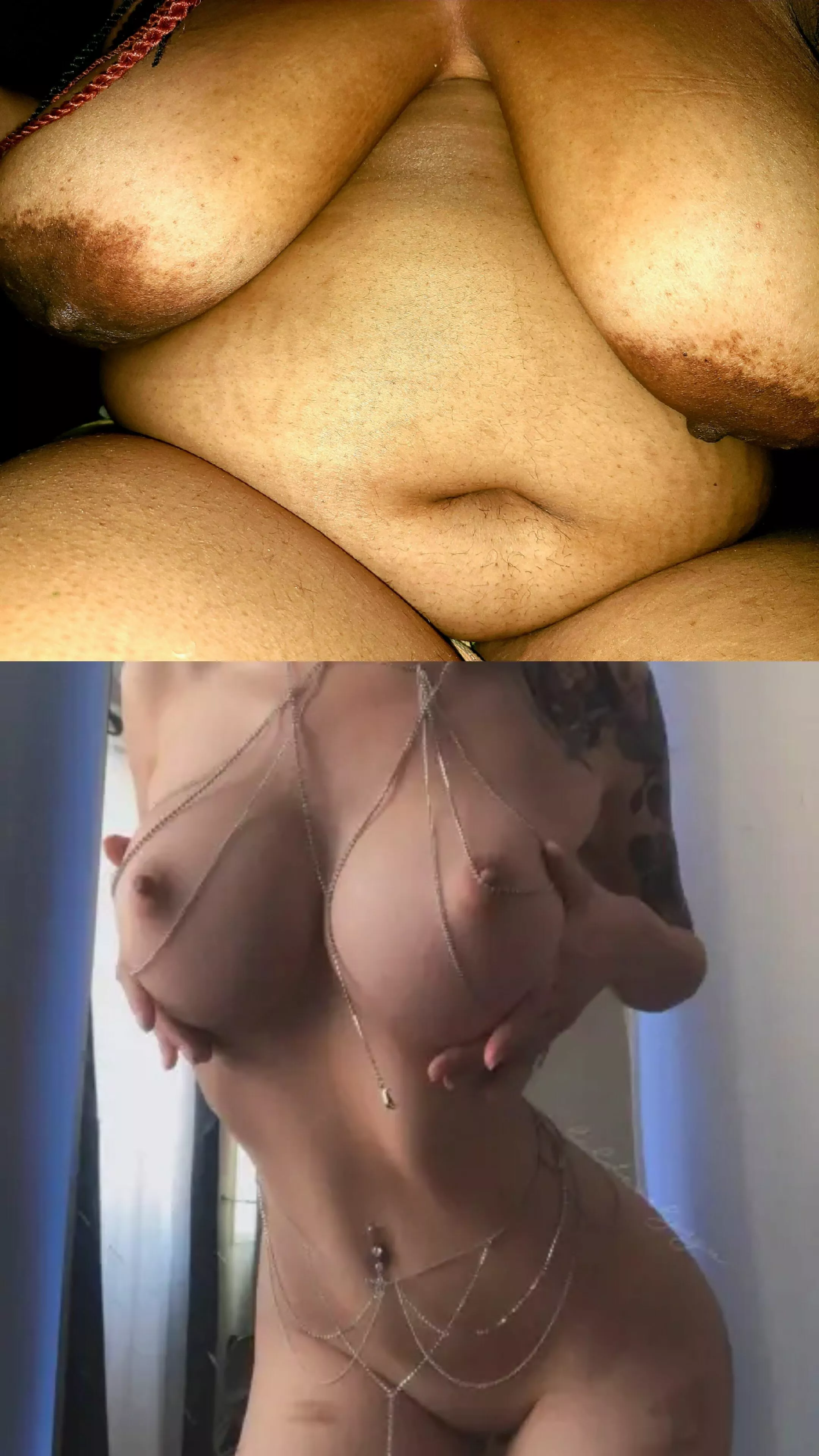 Force me to undress so you could mock how gross and saggy I am compared to her. Push me to the floor so Im closely watching your cock pump in and out of her tight wet pussy while I sob