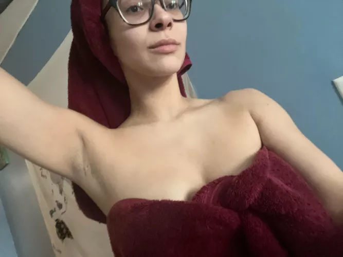 Fresh from the shower