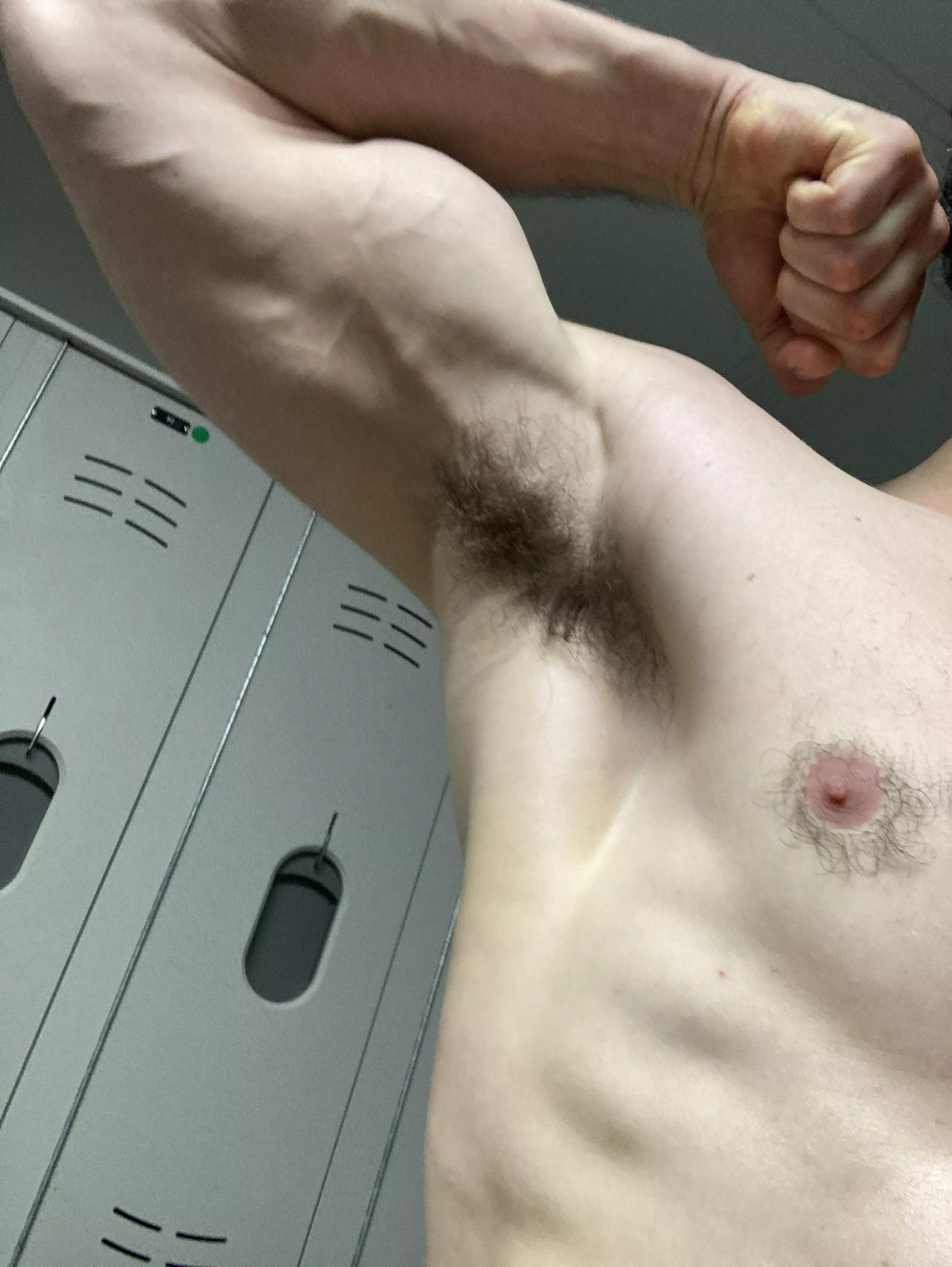 fresh pits after my workout