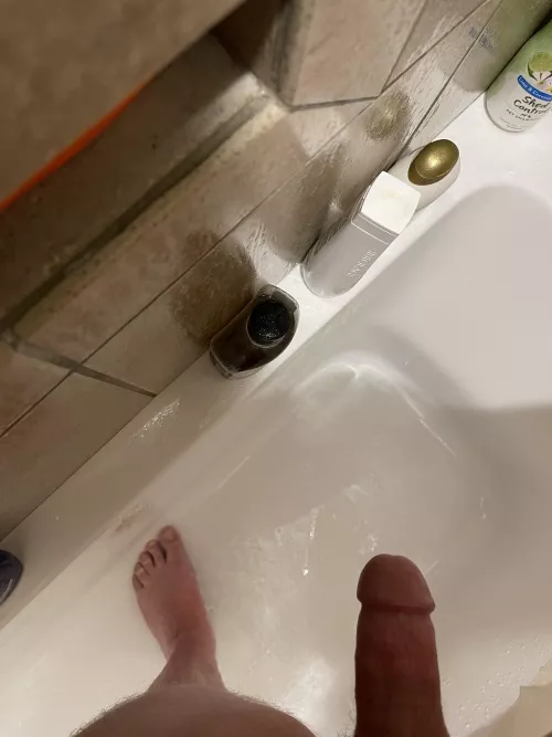 Having fun in the shower