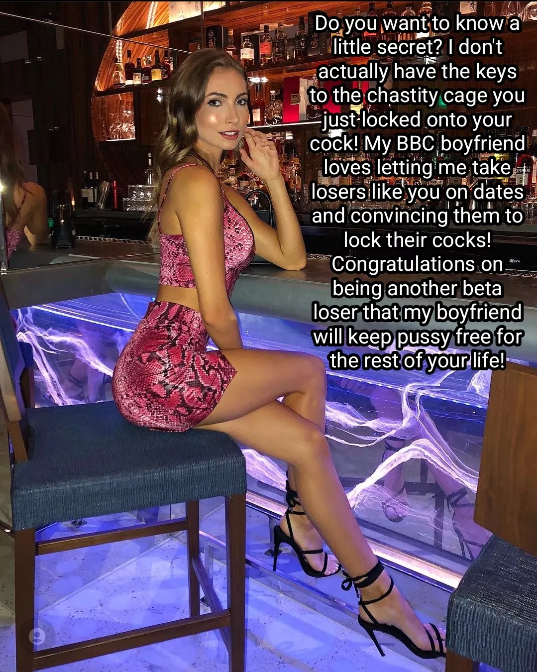 I bet that little secret only made you strain harder, didn't it?