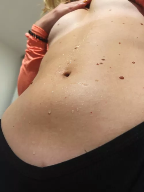 I had such a sweaty workout today