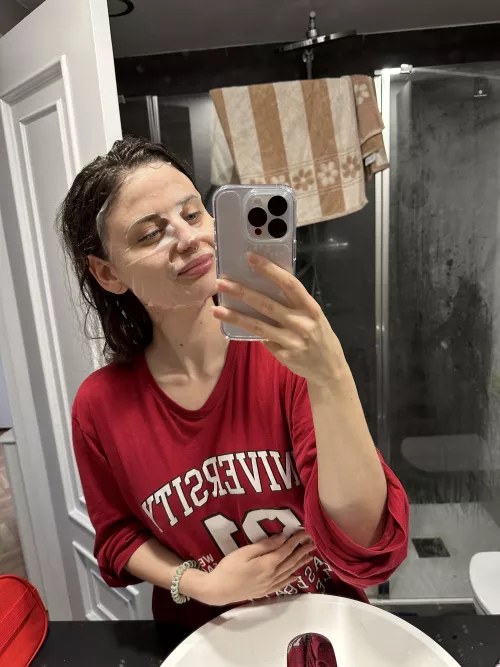 I have something on my face