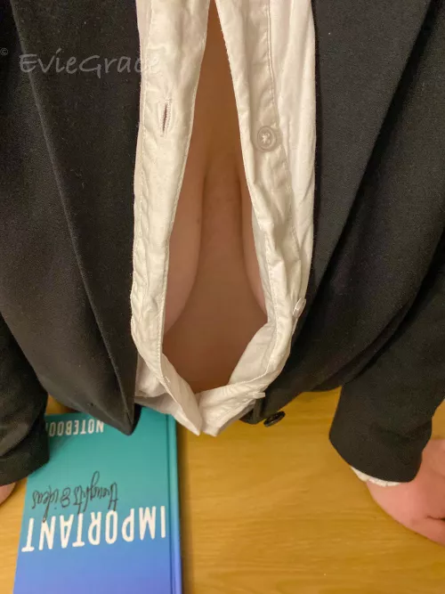 I like to tease in work. I know they’re looking and I love it