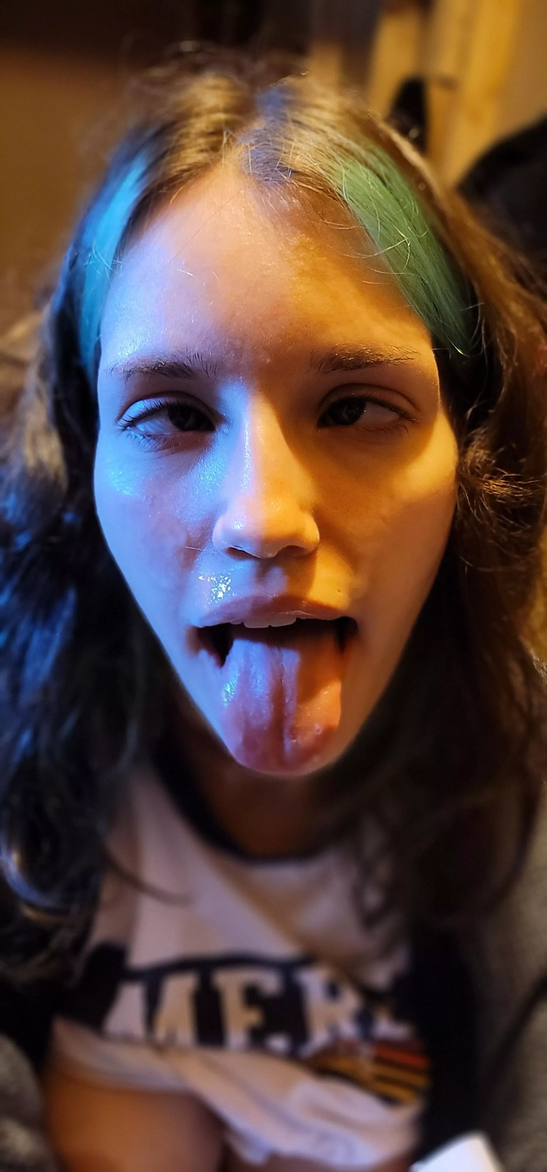 I think I may have got some on my face hahh