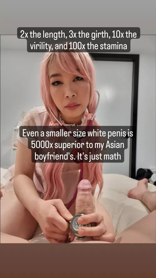 it's actually 6000x but she's too cockdrunk to care