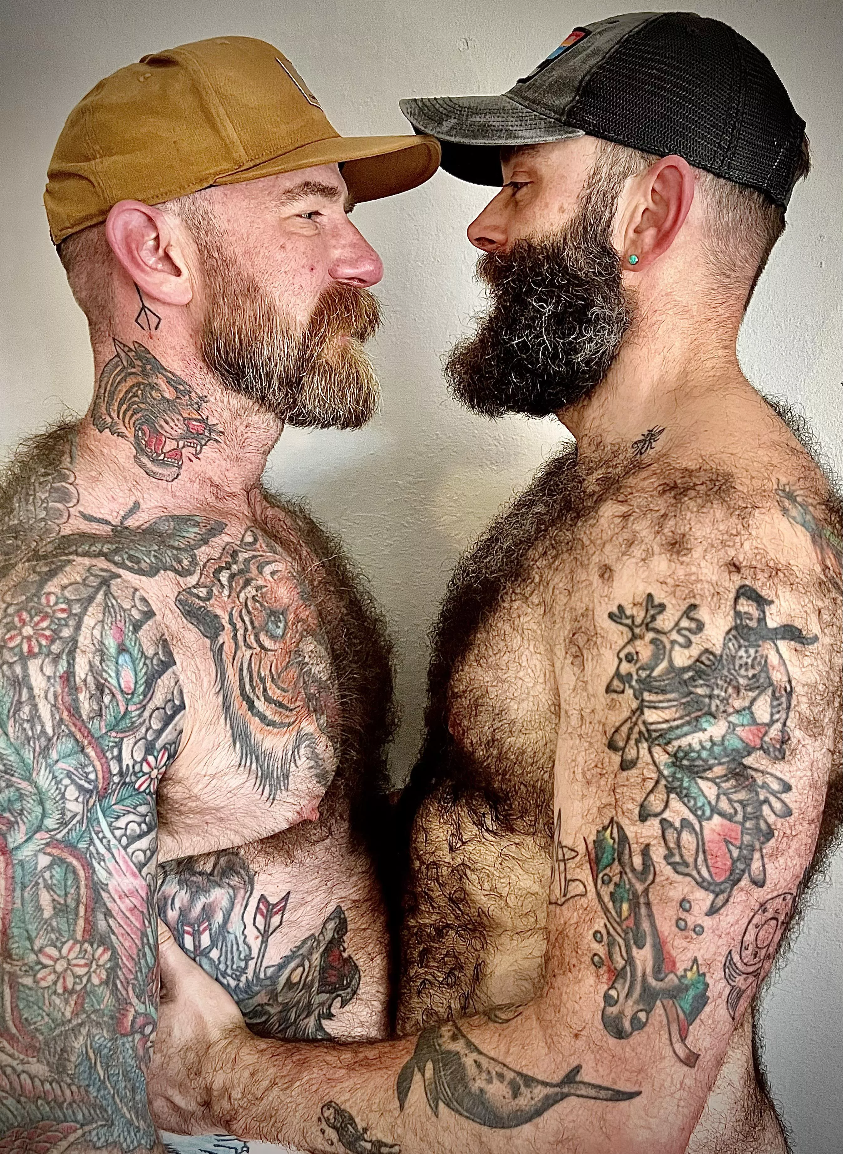 Jack Dixon and I compared body hair and beards today.