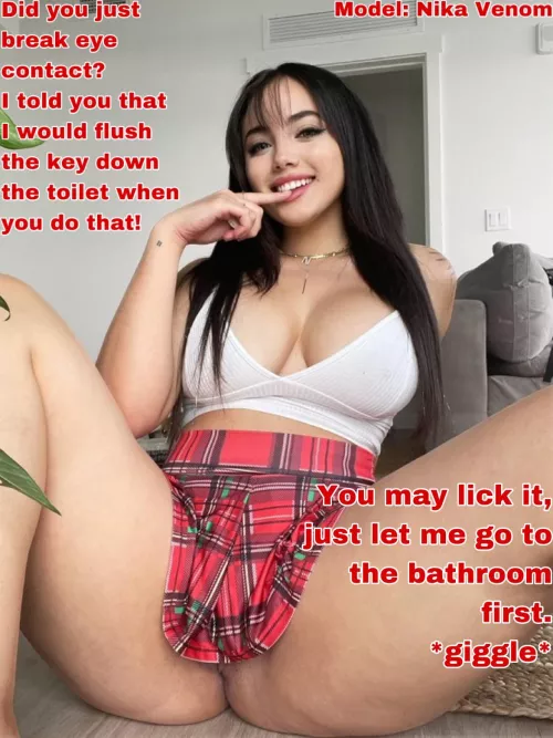 Just because you can’t control yourself