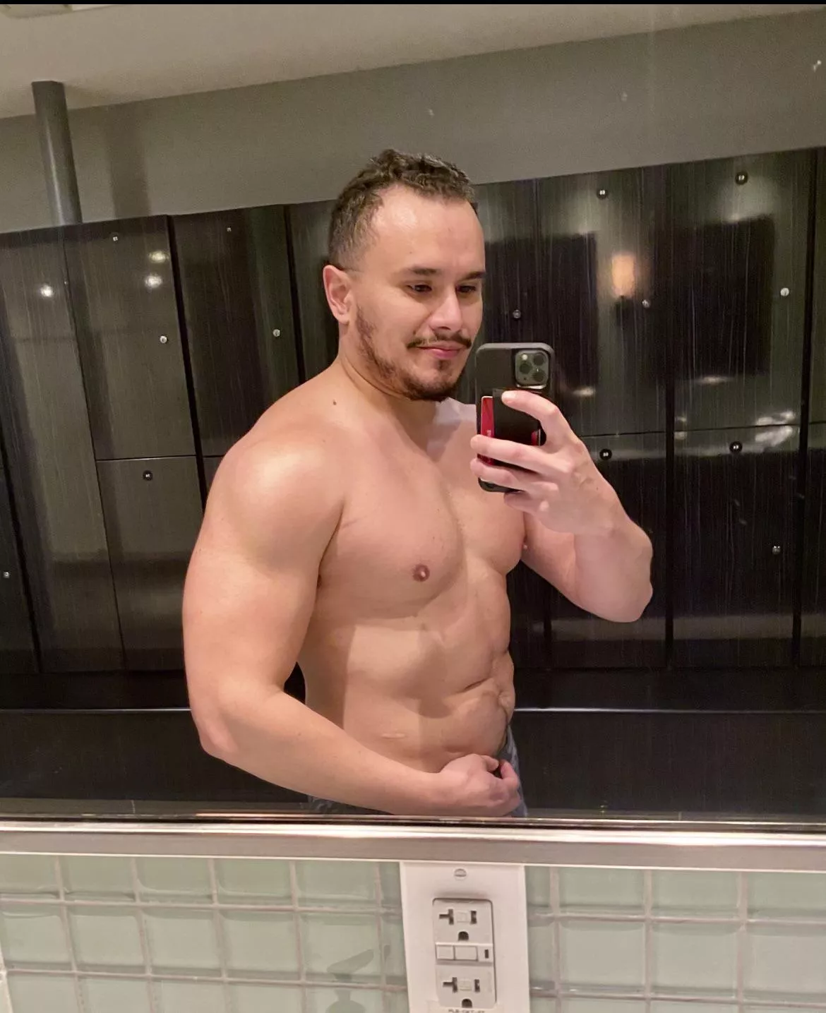 Just out of the gym..