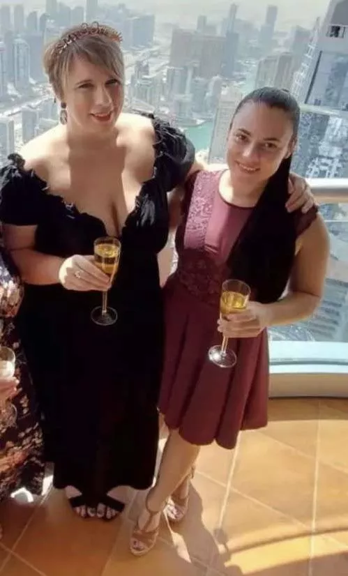 Like or (up- vote) if you think the girl on the right is jealous of her friend’s huge tits
