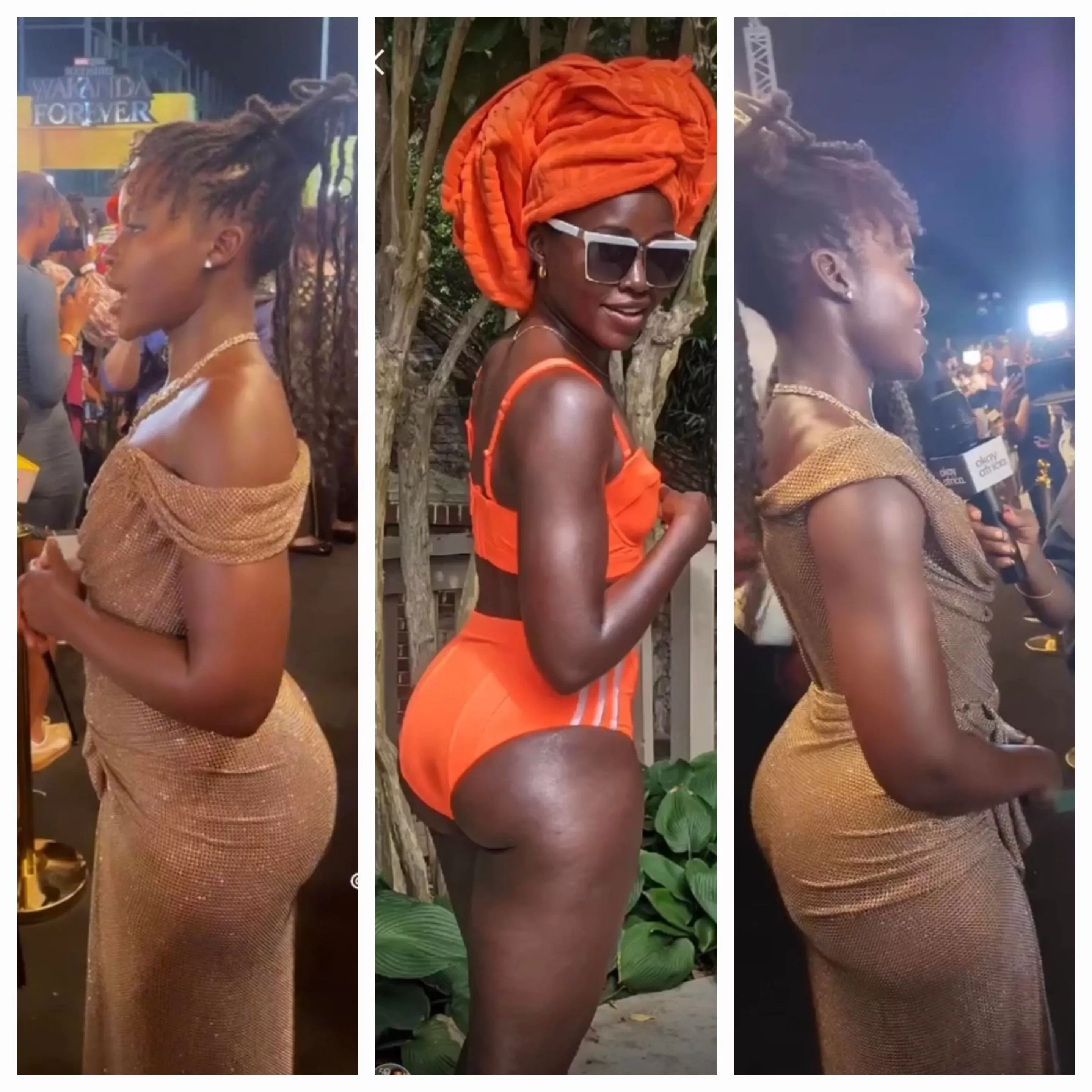 Lupita Nyongos big round ass has me throbbing uncontrollably and I need to be milked
