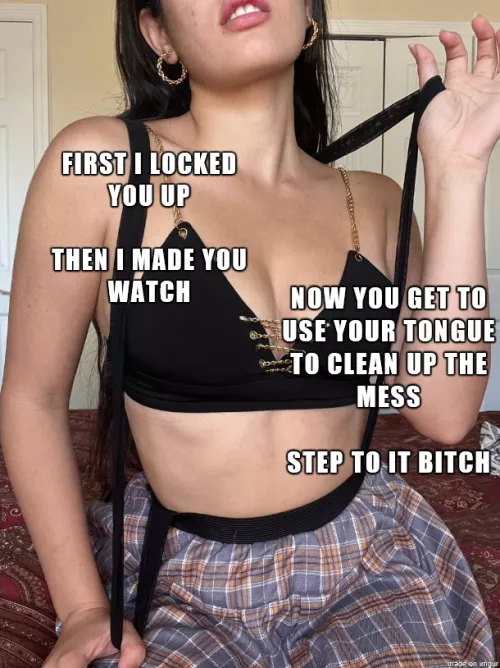 Maybe ill get out of strap on and milk your prostate while you do it