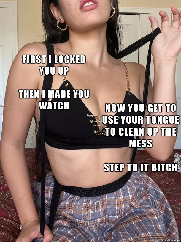 Maybe ill get out of strap on and milk your prostate while you do it